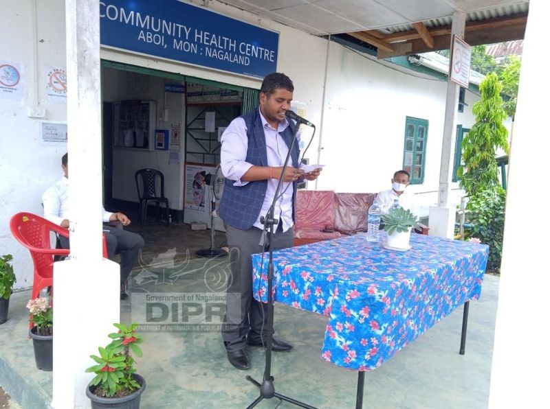 DC Mon Thavaseelan K inaugurated the three newly constructed Prefabricated Hospital Units at CHC Aboi on June 6. (DIPR Photo)